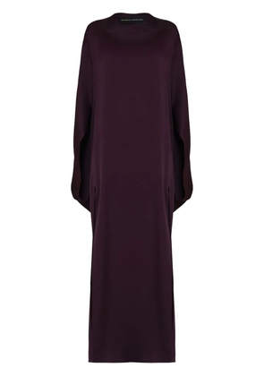 Gloria Coelho long-sleeve maxi dress - Red