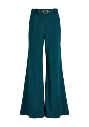ZIMMERMANN belt-fastening flared trousers - Blue