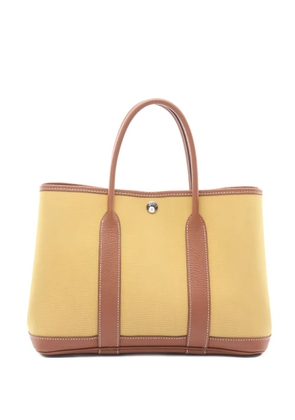 Hermès Pre-Owned 2021 Garden Party 30 TPM tote bag - Yellow