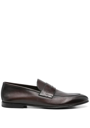 Barrett leather loafers - Brown