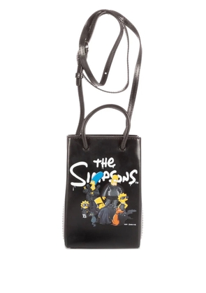 Balenciaga Pre-Owned x The Simpsons leather shoulder bag - Black