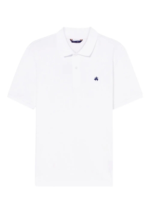 Brooks Brothers logo-embroidered polo shirt - White