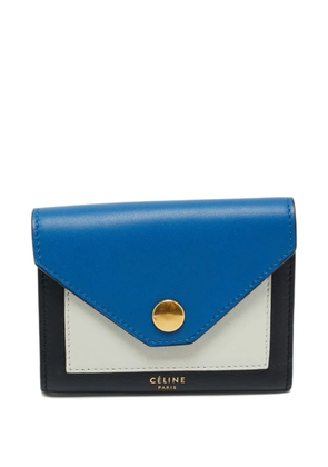 Celine Pre-Owned Tricolor leather wallet - Black
