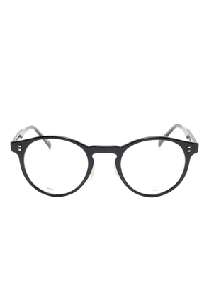 Dunhill round-frame glasses - Black