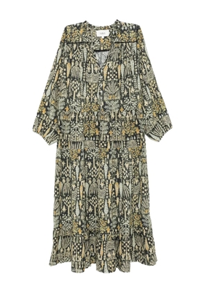 Ba&Sh Pidola print midi dress - Green