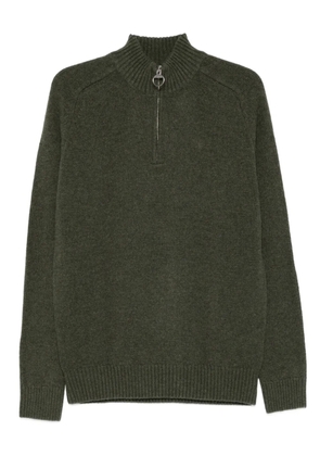 Barbour half-zip wool sweater - Green