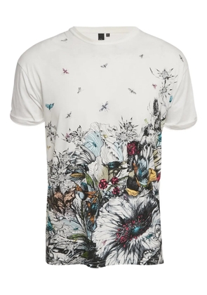 Alexander McQueen Pre-Owned floral-print T-shirt - White