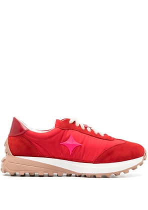 Madison.Maison Star suede-trimmed sneakers - Red