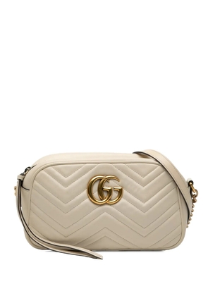 Gucci Pre-Owned 2016-2025 Small GG Marmont Matelasse Leather crossbody bag - White