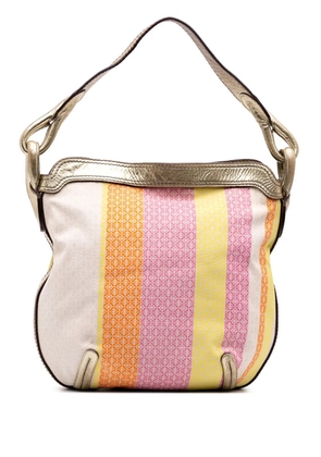 Loewe Pre-Owned 2007 Anagram Canvas New Road shoulder bag - Pink