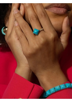 Brooks Brothers 18K yellow gold Piramide multi-stone ring