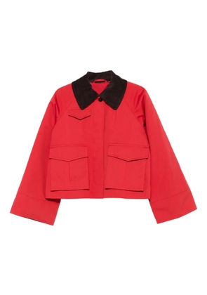 Skall Studio Gaby corduroy-collar jacket - Red