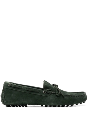 Scarosso James driving suede loafers - Green