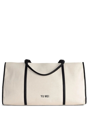 Yu Mei Wellington Weekender duffle bag - Neutrals