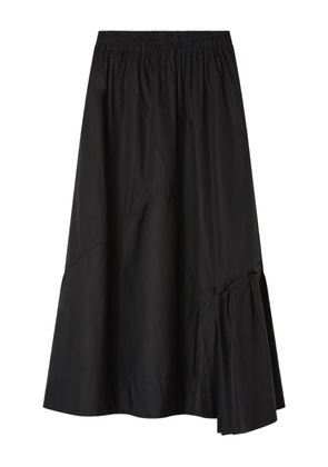 Lee Mathews ruffled panelled skirt - Black