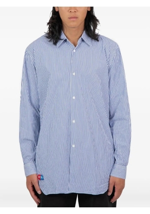 Comme des Garçons Homme logo striped shirt - Blue