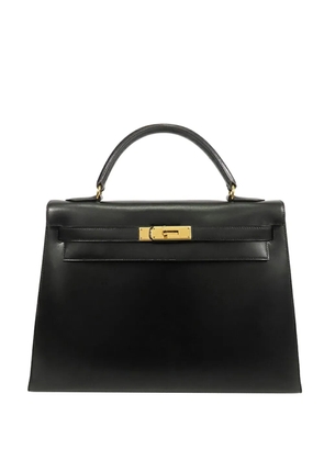 Hermès Pre-Owned 1996 Box Calf Kelly Sellier 32 satchel - Black