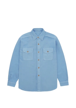 Fortela Cpo buttoned pocket overshirt - Blue