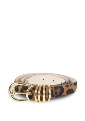 Déhanche Holly leopard-print belt - Brown