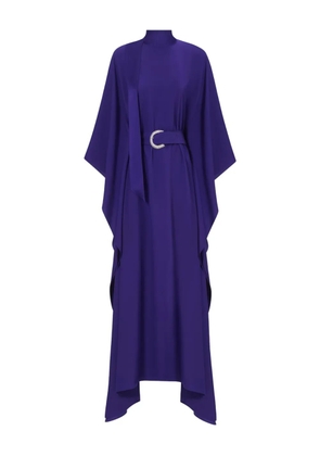 Taller Marmo La Luna crystal-belted midi dress - Purple