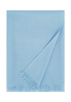 BOMPARD fringed voile scarf - Blue