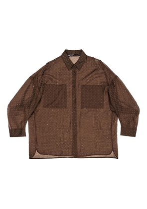 Bimba y Lola oversized shirt - Brown