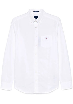 Gant logo-embroidered shirt - White