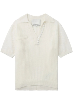 3.1 Phillip Lim layered polo top - White