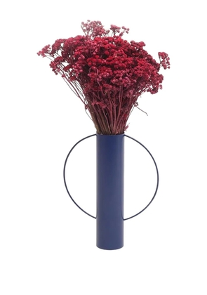 Tre Product cylindrical decorative vase - Blue