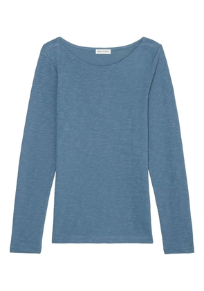 Marc O'Polo boat-neck long-sleeve top - Blue