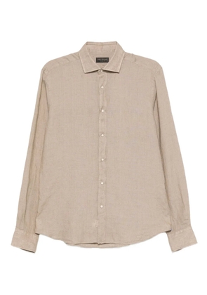 Dell'oglio long-sleeve linen shirt - Neutrals