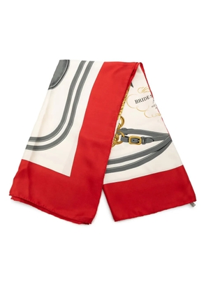 Hermès Pre-Owned 1990-2015 Brides de Gala Silk Scarf scarves - White