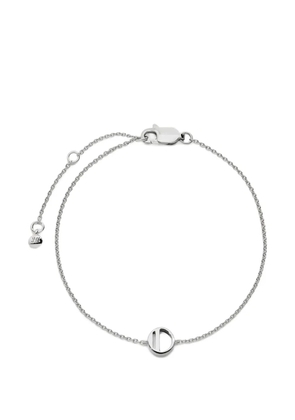 Monica Vinader initial chain bracelet - Silver
