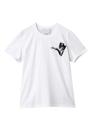 3.1 Phillip Lim tulip embroidered T-shirt - White