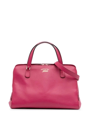 Gucci Pre-Owned 2016-2025 Calfskin Swing Top Handle satchel - Pink