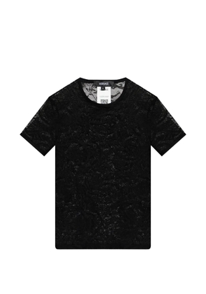 Versace laced T-shirt - Black