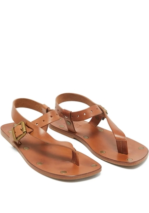 Maison Martin Margiela Pre-Owned buckle-fastening leather sandals - Brown