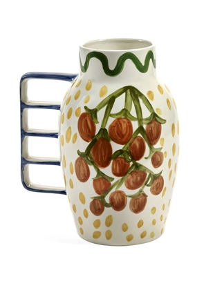 Serax face-paint multi-handle vase - White