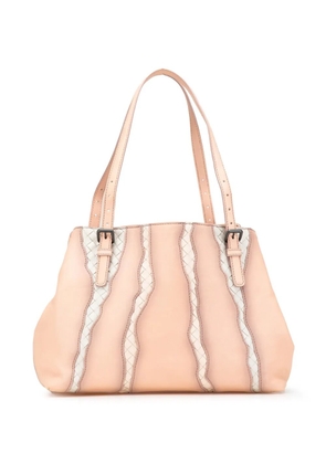 Bottega Veneta Pre-Owned 2012-2025 Medium Nappa Intrecciato Glimmer tote bag - Multicolour