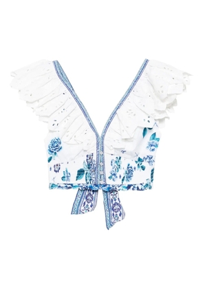 Camilla A Ceramic Garden top - White