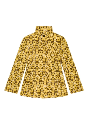 MALIPARMI geometric-print shirt - Yellow