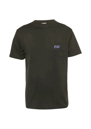 Christian Dior Pre-Owned embroidered pocket T-shirt - Black
