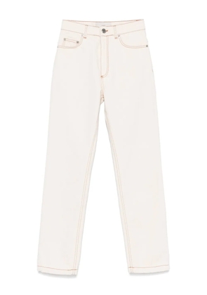 AMI Paris contrasting-stitching jeans - Neutrals