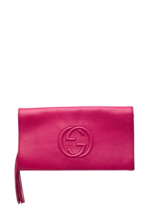 Gucci Pre-Owned 2000-2015 Leather Soho Disco clutch bag - Pink
