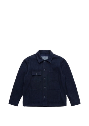 Naked and Famous Chore Coat patch-pocket jacket - Blue