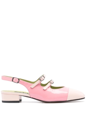 Carel Paris Corail 10mm leather ballerina shoes - Pink