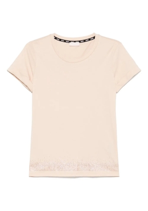 LIU JO logo-embellished T-shirt - Neutrals
