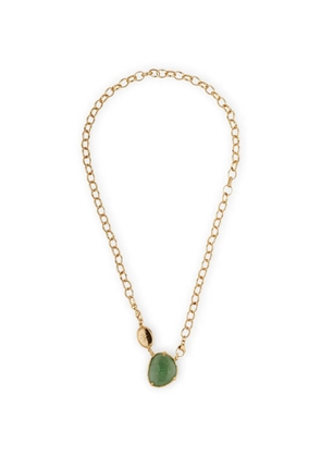 Gas Bijoux Billy stone chain necklace - Gold