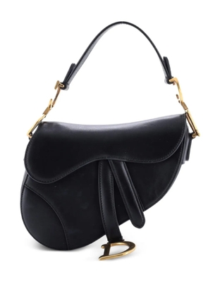 Christian Dior Pre-Owned Saddle Handbag Leather Mini shoulder bag - Black