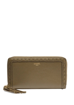 Lancel tassel zip-around wallet - Green